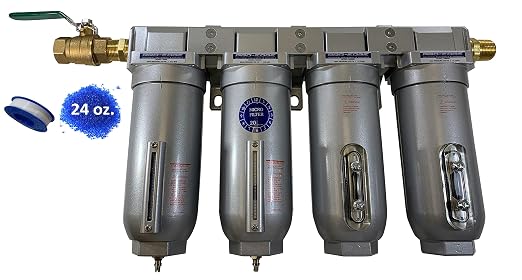 THB 4 Stage High Flow Industrial Ultra Clean Compressed Air Filter Dryer - Image 4