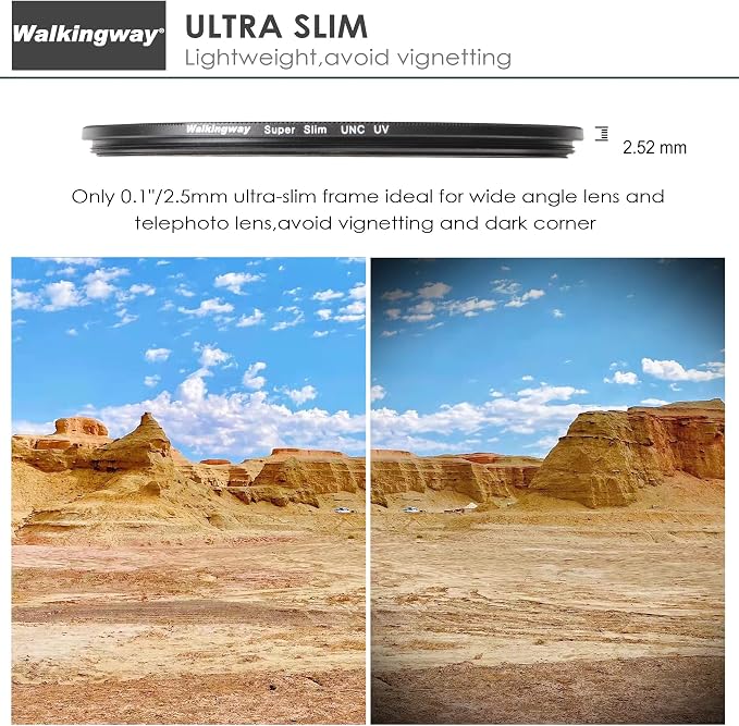 Walking Way 43mm UNC UV Filter Ultra-Slim Nano-Coated UV Multi-Layer Coatings - Image 2