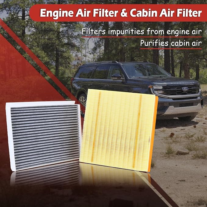 FA1883 Engine Air Filter and FP79 Cabin Air Filter kit Compatible - Image 2