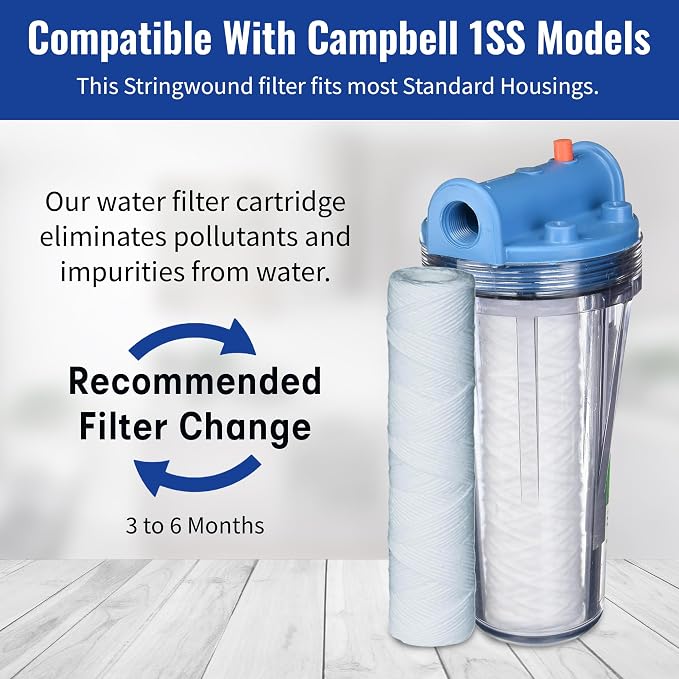 Compatible Campbell 1SS-30 5 Micron Sediment Filters 5 Pack by Complete - Image 3