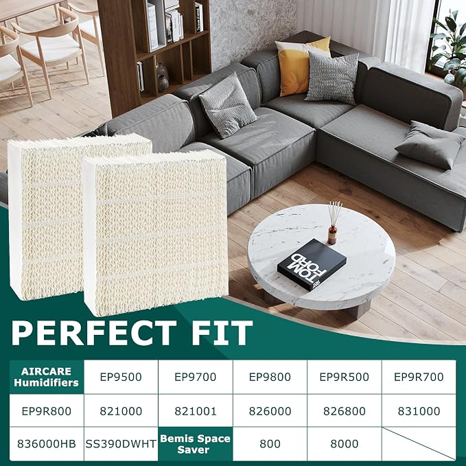 TOMOON 1043 Super Wick Humidifier Filter 2 Pack -Replacement - Image 4