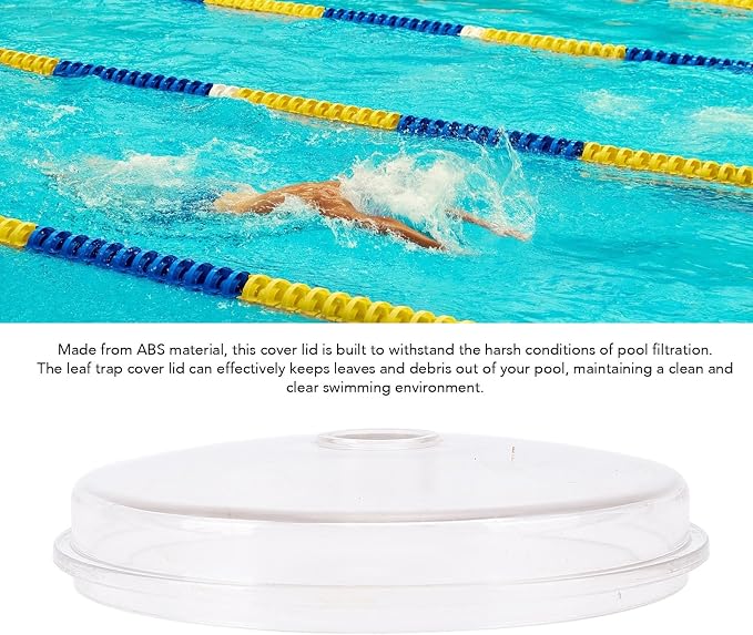 Pool Leaf Trap Cover Lid, Sand Filter Pump Replacement, 6.2 Inch Diameter - Image 3