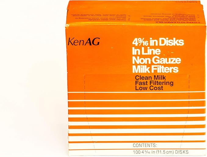 Kenag Milk Filter Disks 4-9/16" by Shenandoah+Homestead+Supply