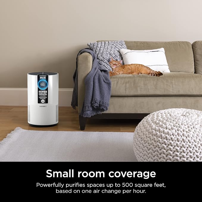 Shark HP102PET Clean Sense Air Purifier + Extra Pet Filter Bundle - Image 8