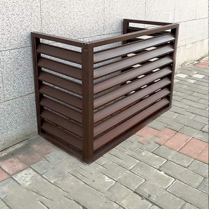 Pool pump covers for outside units, outdoor garbage can enclosures, aluminum by ZUGIATP