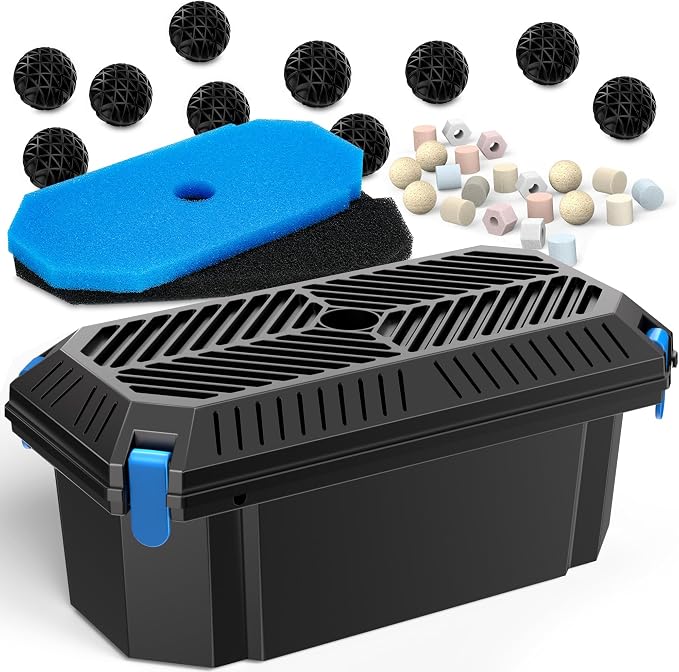 Antfraer Pond Filter Box, Outdoor Water Garden Filter Case by Antfraer