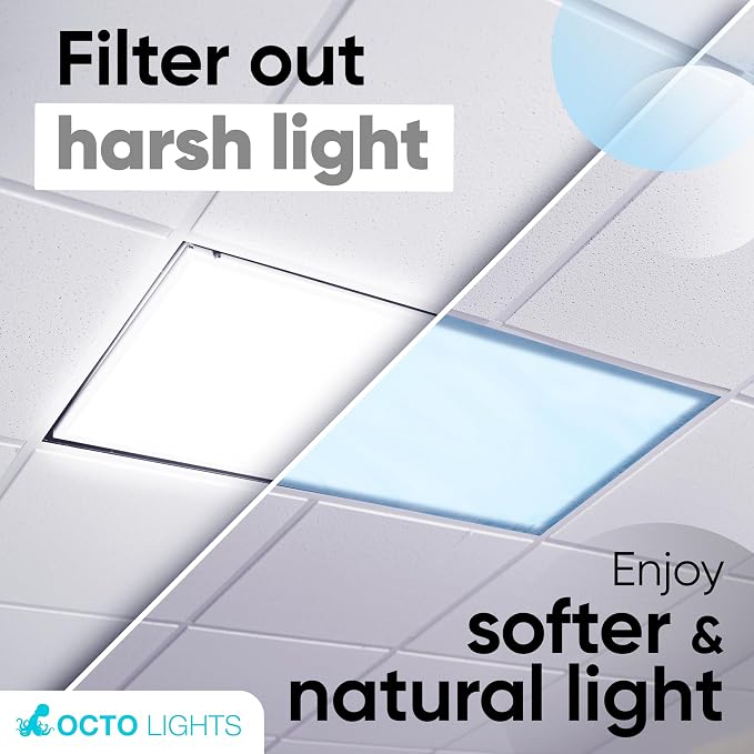 Fluorescent Blue Light Covers for Ceiling Lights - Image 4