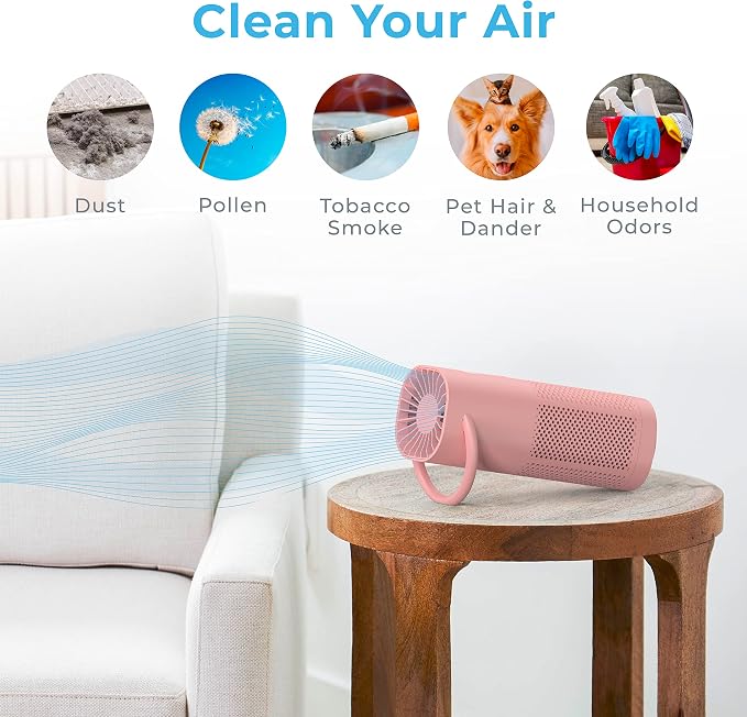 Pure Enrichment PureZone Mini Portable Air Purifier - Image 4