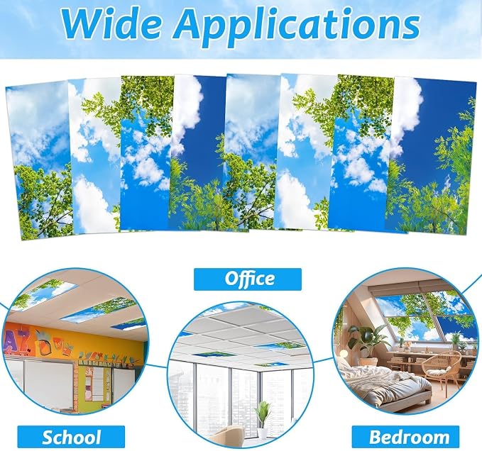 8 Pcs Fluorescent Light Covers - Image 4