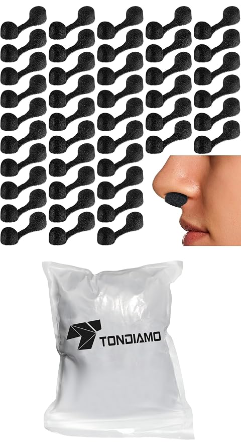 Tondiamo 100 Pieces Nose Plug Filter Disposable Nose Filter Sponge - Image 8