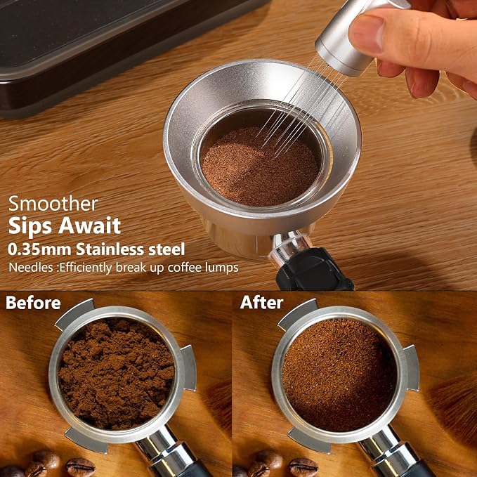 WDT Tool Espresso Distributor Accessory kit &1.7mm Thickness 150μm Mesh Puck - Image 4