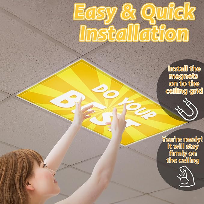 8 Pcs Fluorescent Light Covers - Image 6
