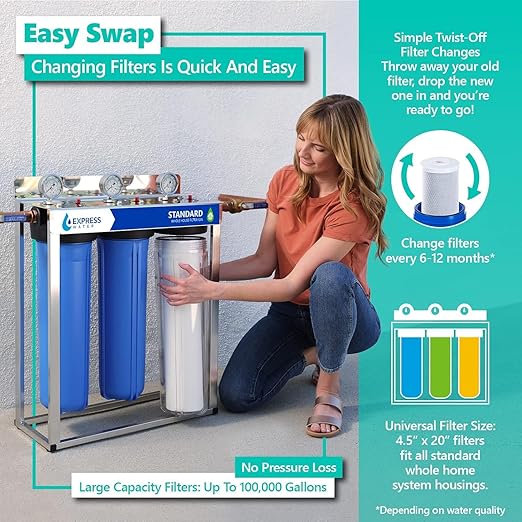 EXPRESS WATER FLTWH2045CGS1 Whole House Replacement Water Filter Set - Image 5