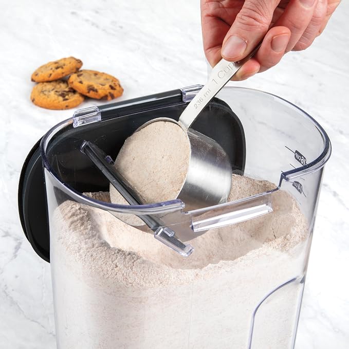 ProKeeper+ Airtight Food Storage Container Set – Clear Plastic Flour and Sugar - Image 7