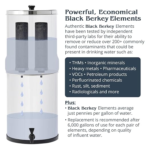 Travel Berkey Gravity-Fed Water Filter - Image 3