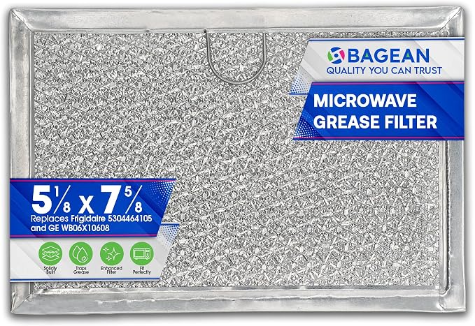 Microwave Filter Replacement 5.12” x 7.64” Fits Frigidaire 5304464105 by Bagean