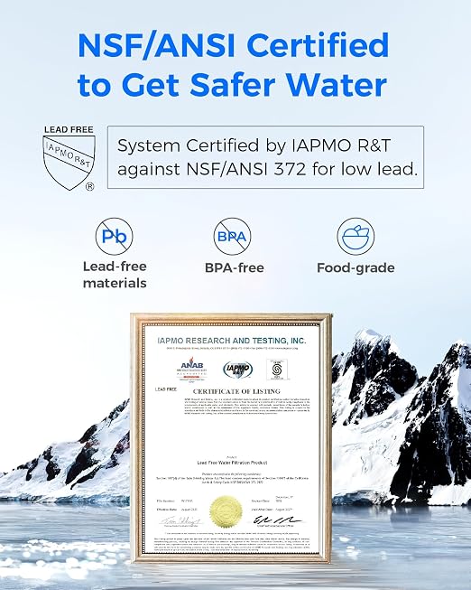 Waterdrop Water Filter for Sink Faucet, Filter Life Reminder, 320 Gallon Tap - Image 7