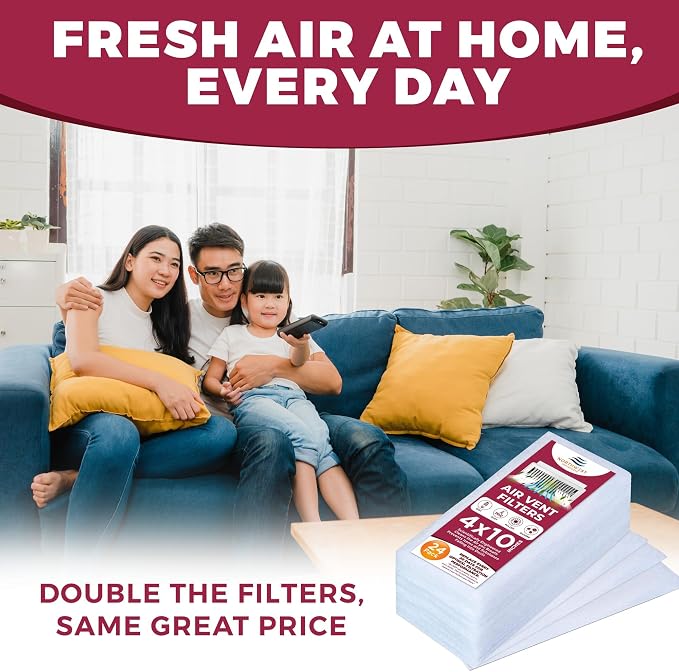 NORTHWEST ENTERPRISES Vent Filters, 24 Floor Vent Register Filters - Image 8