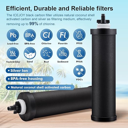 Alkaline Carbon Rods for Gravity Water Filters – Raises pH up to 9.2, - Image 2