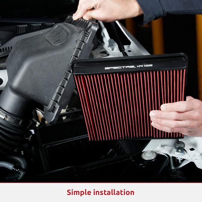 Spectre Universal Clamp-On Air Filter: High Performance, Washable Filter: Round - Image 2