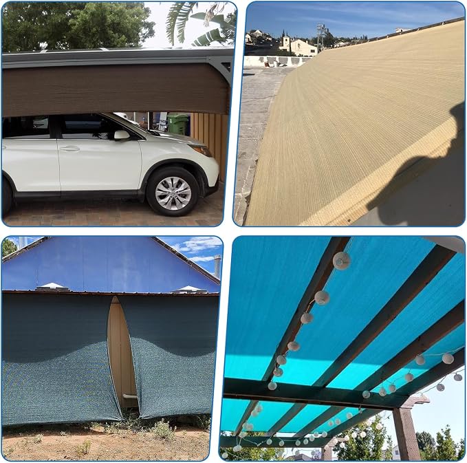 TANG Sun Shade Fabric Roll 8'x84' Shade Cloth - Image 2