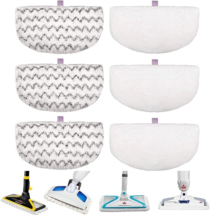 Flammi Steam Mop Replacement Pads by Flammi