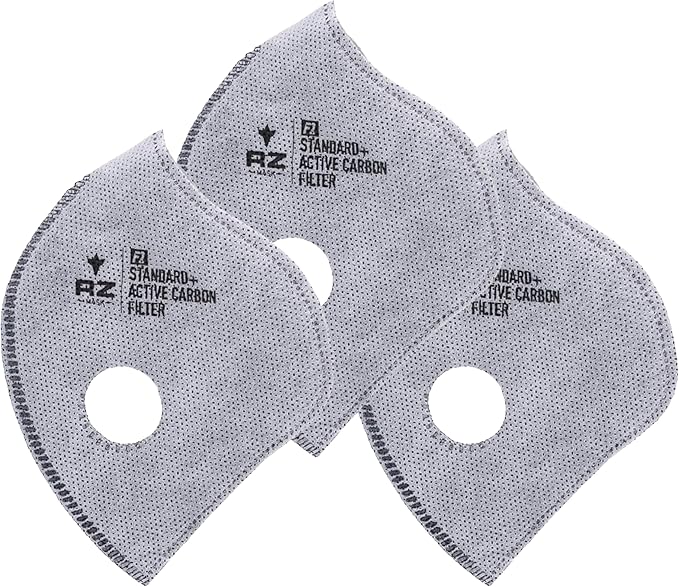 RZ Mask - F1 Standard Replacement Filters 99.8% Active Carbon Filtration by RZMask