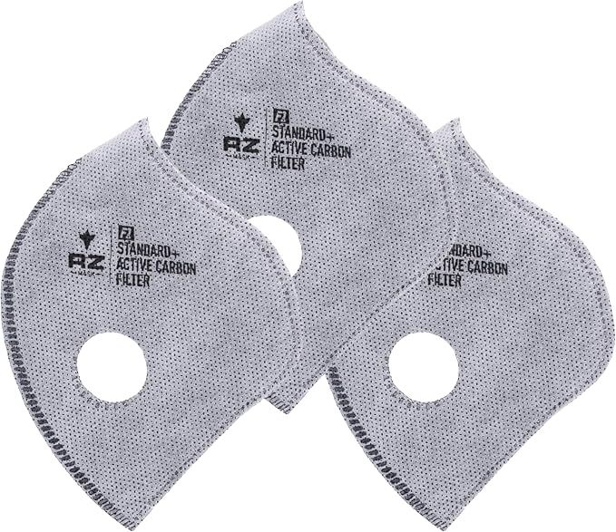 RZ Mask - F1 Standard Replacement Filters 99.8% Active Carbon Filtration by RZMask