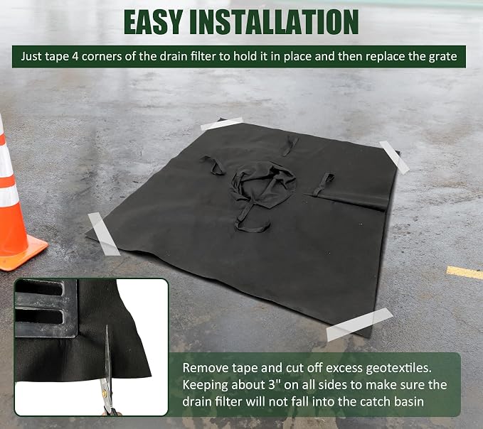PET Storm Drain Filter-47.2x47.2x23.6in Oil & Sediment Guard - Image 5