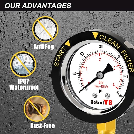 Pool Filter Pressure Gauge - Image 4