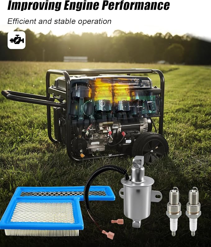 Tune Up Kit 122-0836 Oil Filter E11015 Electric Fuel Pump Fit - Image 3