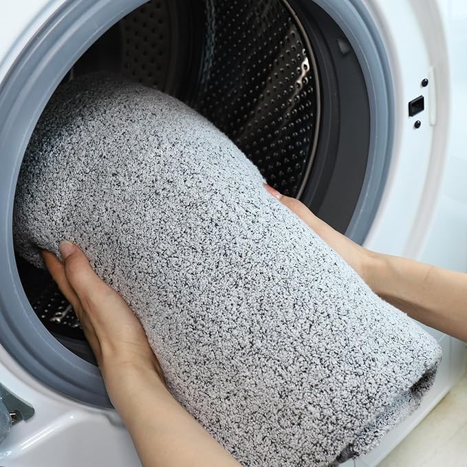 Everplush Diamond Collection 6-Piece Bath Sheet Towel Set, Soft Plush Jacquard Luxury Bath Towels,Highly Absorbent & Fast-Drying Luxury Towels Sets for Bathroom,Shower, or Spa (Grey, Bath Sheet 6PK)