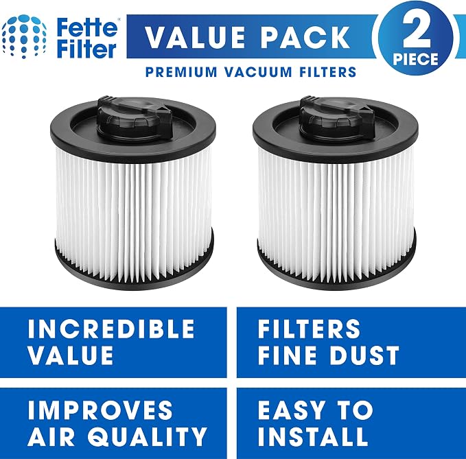 Fette Filter - DXVC4001 HEPA Filter Compatible - Pack of 2 - Image 2