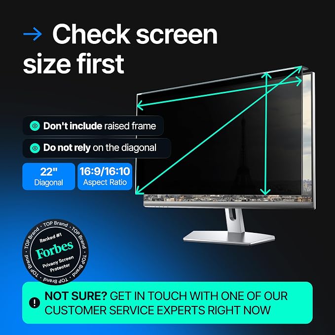 Acrylic 22 Inch Computer Privacy Filter - Image 4