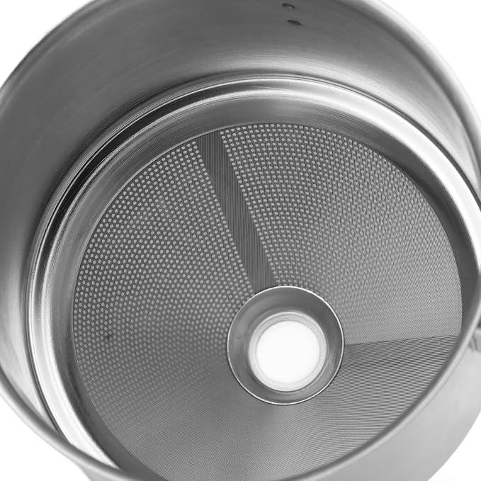 Portable Pour Over Coffee Maker Stainless Steel Reusable Cone Coffee Dripper - Image 6