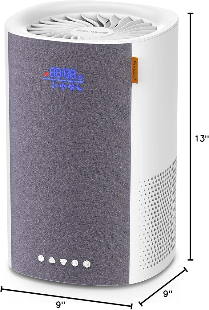 ECOWELL Air Purifiers for Bedroom, H13 HEPA Air Purifiers for Home Office - Image 8