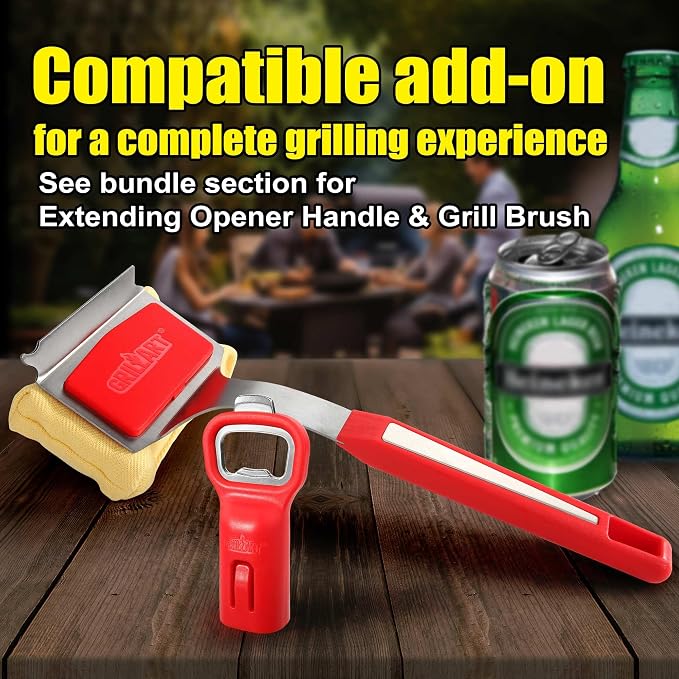 GRILLART Bristle-Free BBQ Grill Brush – Safe & Durable Cleaning Tool - Image 4