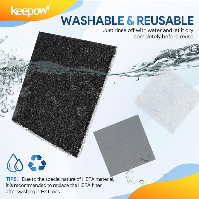 KEEPOW CF-1 Hepa Filter Replacement Compatible - Image 3