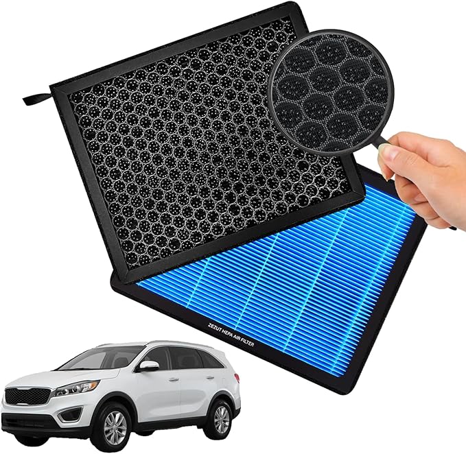 Cabin Air Filter, for Kia Sorento 2016 2017 2018 2019 2020, Honeycomb Structured by ForYourEnjoyableJourney