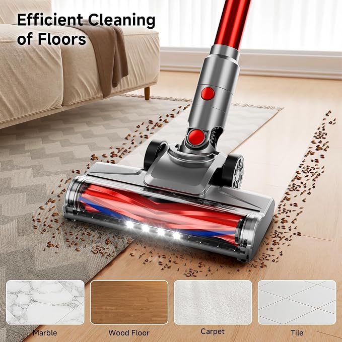 Cordless Vacuum Cleaner, Powerful Stick Vacuum Cleaner - Image 6