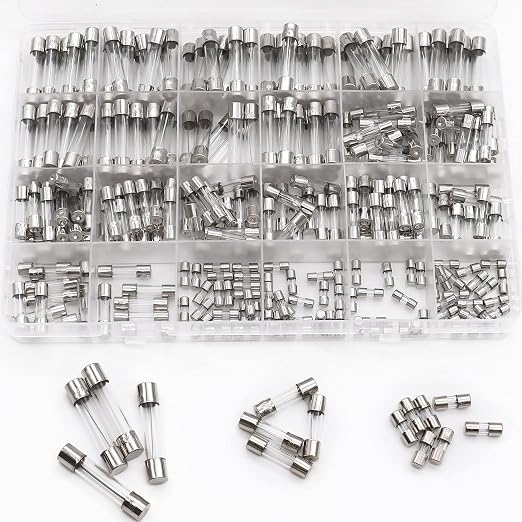 24 Values 275Pcs Fast Blow Glass Fuses Assortment Kit 250V 6x30mm 5x20mm 0.5A - Image 4