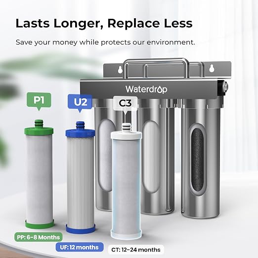 Waterdrop TST-UF-B 0.01 Micron Ultra-Filtration Under Sink Water Filter - Image 9