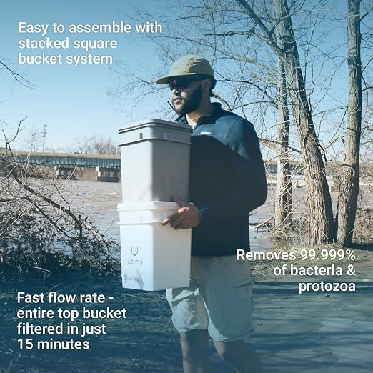 Uzima UZ-2 Camping Water Filter and Drinking Water Filter System, Portable - Image 3