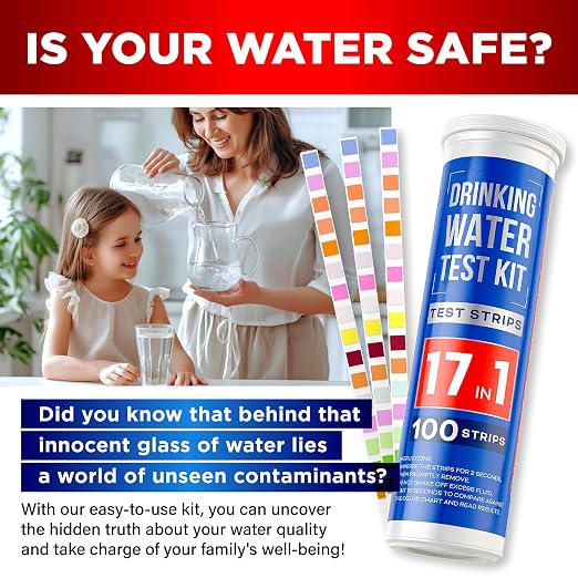 All-New 20 in 1 Drinking Water Testing Kit 120 Strips, Home Tap and Well Water - Image 2
