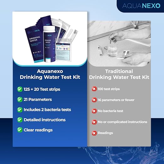 21 Parameters, 125 + 20 Drinking Water Test Strips + 2 x Coliform Bacteria Test - Image 7
