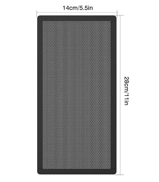 MoKo 140 x 280mm PC Case Magnetic Dust Mesh Filter, 0.5mm PVC Mesh Hole - Image 7