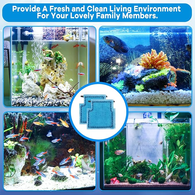 xbbwmrs 9 PCS Aquarium Filter Cartridge Compatiable - Image 2