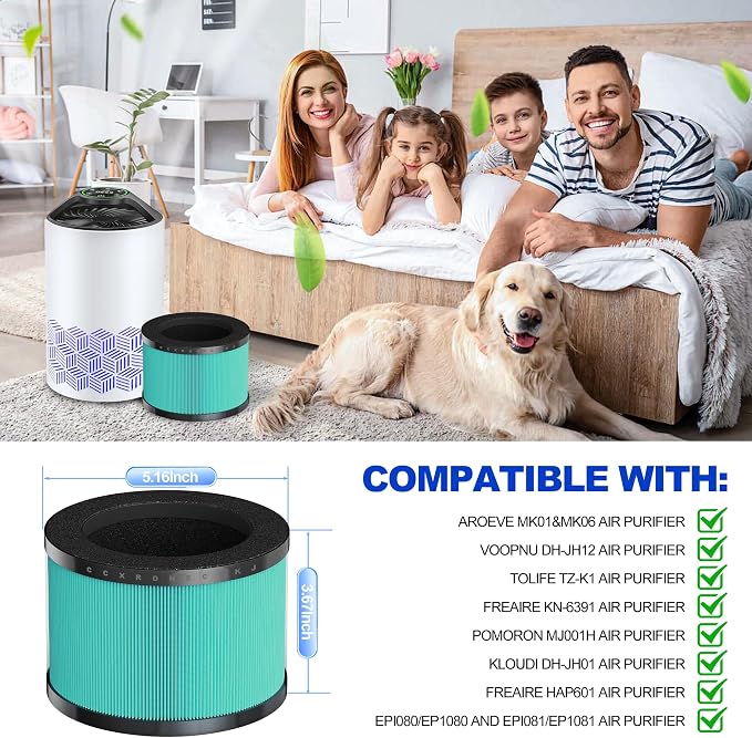 MK06 & MK01 Pet Replacement Filter Compatible - Image 2