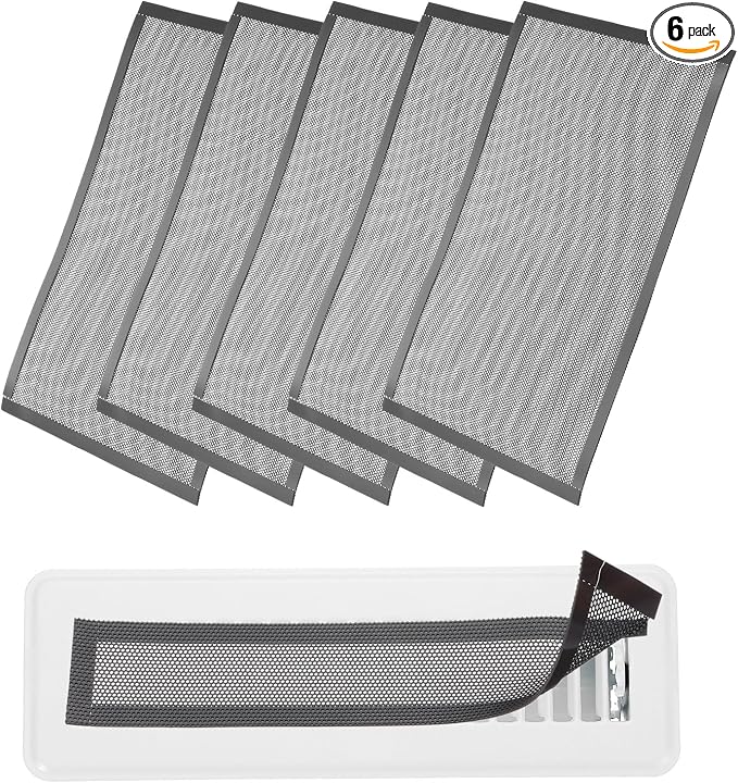 YOKIVE 6 Pcs Magnetic Floor Vent Covers, Floor Register Cover PVC Mesh Air Vent by YOKIVE