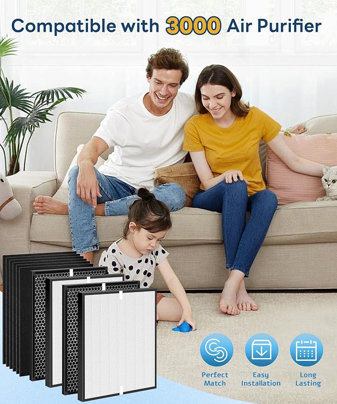 10 Pack AD3000 Replacement Filter Compatible - Image 2